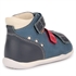 Picture of Memo Dino Navy Blue/Red Infant & Toddler Boy First Walking Orthopedic Velcro Sandal
